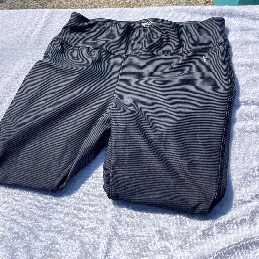 Danskin Black Striped Leggings